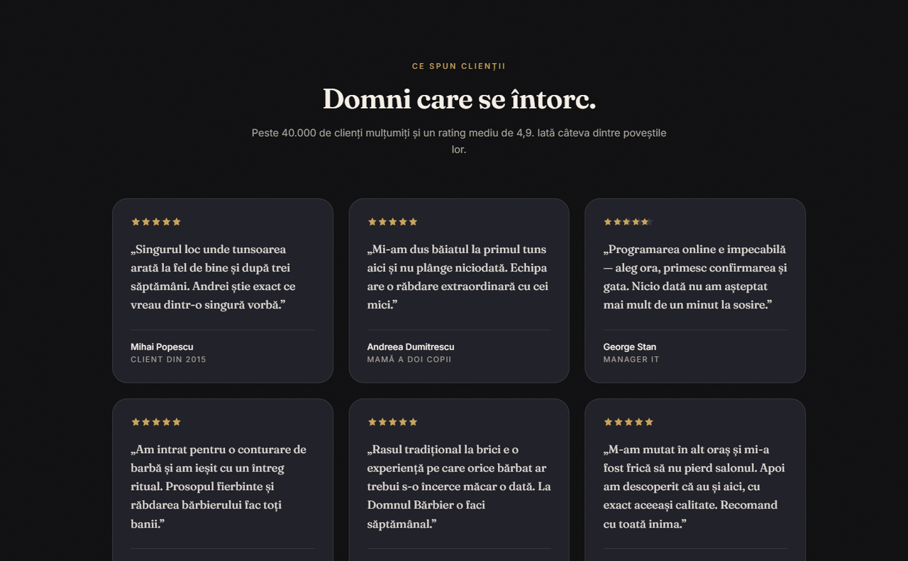 Recenzii de la clienți